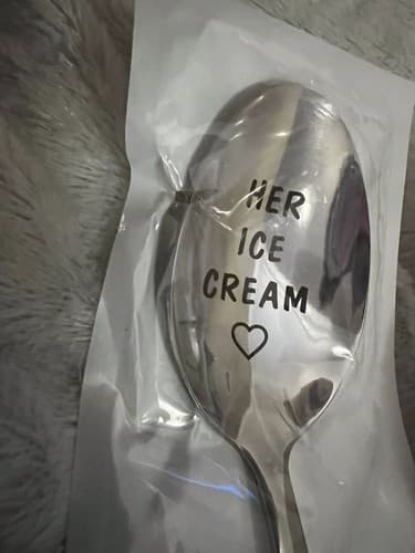 NEW Her Ice Cream Spoon Personalized Gift Wife Mother Bride Sister Daughter