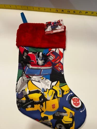 Transformers Bumblebee Christmas Stocking 17" NWT