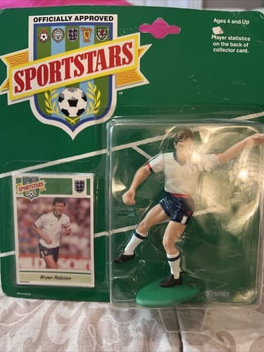 Bryan Robson Kenner Tonka Sportstars Soccer Action Figure 1989 NIP Sports Stars