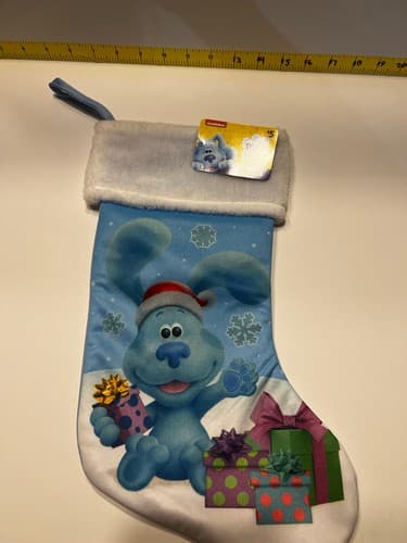 Blues Clues Nickelodeon Christmas Stocking 17" NWT