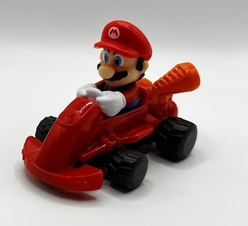 McDonald’s Happy Toy 2022 Super Mario Bros. Movie MARIO KART Red Car Loose EUC