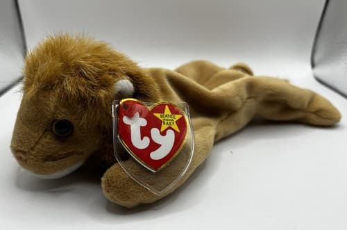 TY Beanie Baby Babies Stuffed Animal Plush Roary 1996