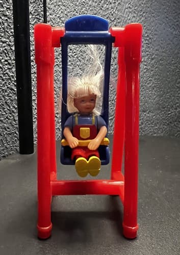 Kelly Doll On Swing Vintage 1999 Mattel Barbie's Kelly Doll McD Vibrant Colors