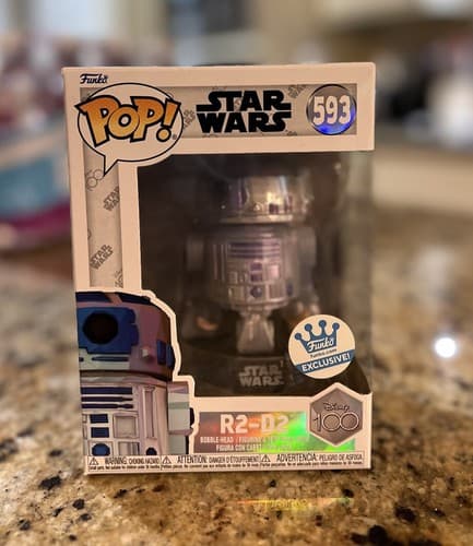 NEW IN HAND! Funko Pop! r2-d2 facet #593 Funko Exclusive NIB Fast Shipping R2D2
