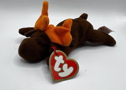 TY Beanie Baby Babies Stuffed Animal Plush Chocolate 1993