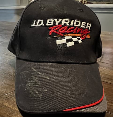 Tony Stewart Autographed Hat JD Byrider #20 Racing Nascar