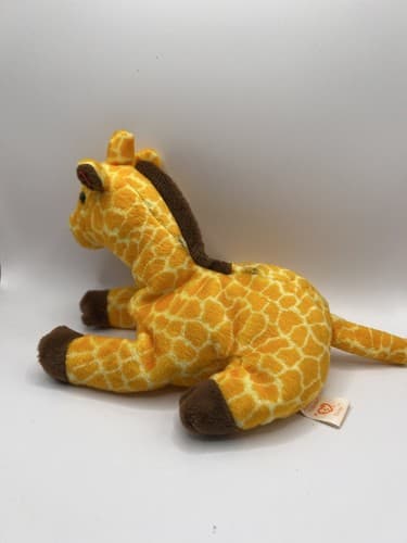 TY Beanie Baby Babies Stuffed Animal Plush Twigs Giraffe 1995