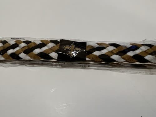 New Orleans Saints NFL Football Braided Headband Accessories Women’s Wear New