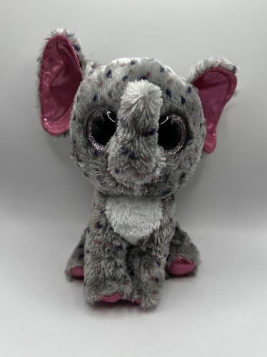 TY Beanie Baby Babies Stuffed Animal Plush Elephant Specks 2015