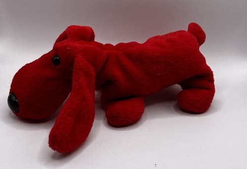 TY Beanie Baby Babies Stuffed Animal Plush Red Dog Rover 1996