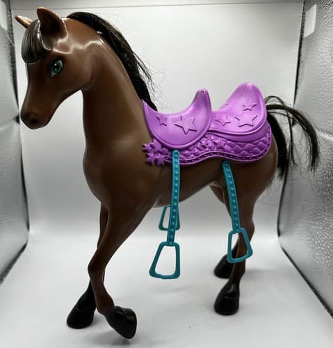 Barbie & Sisters Doll A Pony Tale Skipper Horse 2012 Mattel Purple Saddle