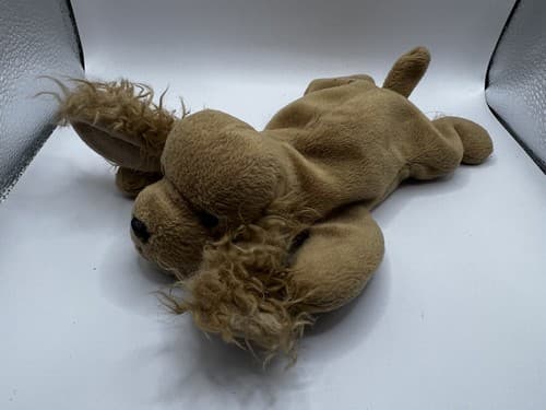 TY Beanie Baby Babies Stuffed Animal Plush Dog Spunky 1997