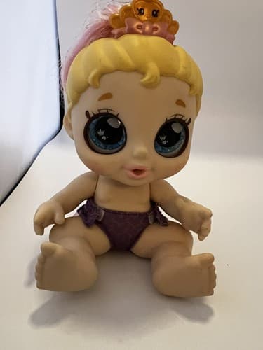 Kindi Kid Teenie Tiara Baby Doll Infant With Crown