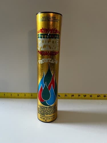 Vintage Seymour Color Flame Crystals Fireplace Campfire Vivid Colors