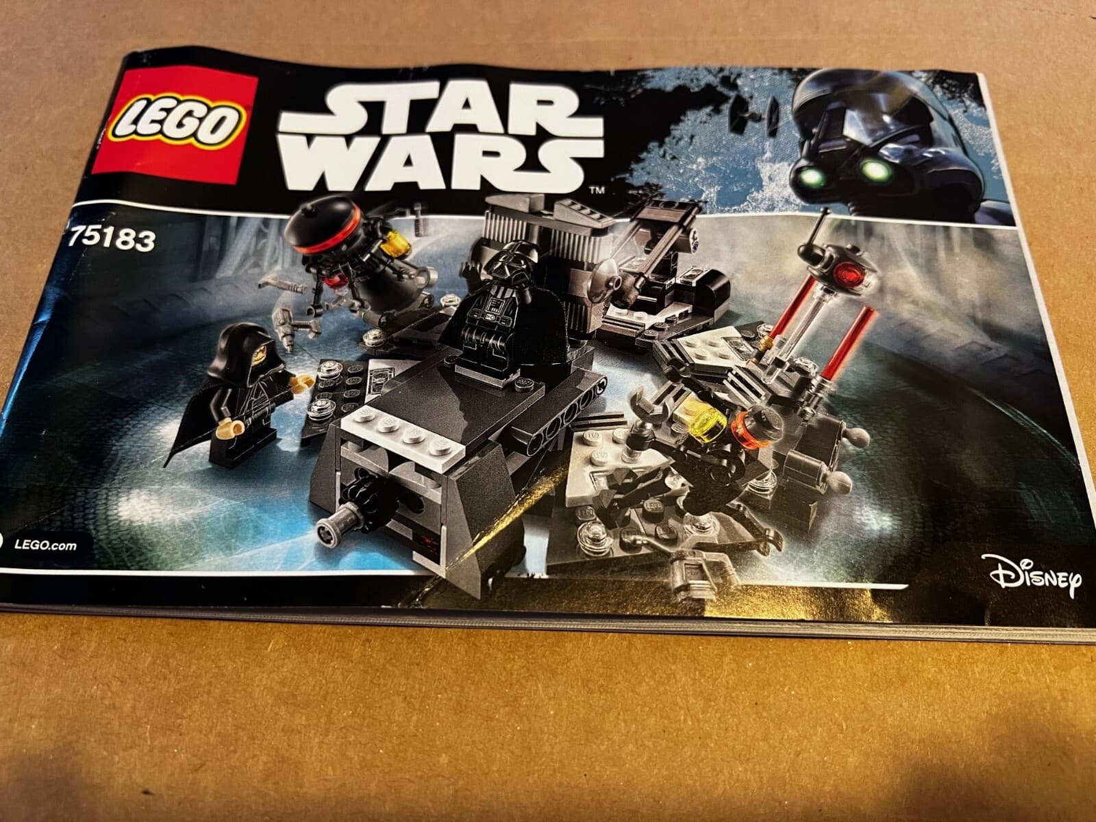 LEGO 75183 Star Wars Instruction Manual ONLY Darth Vader Transformation