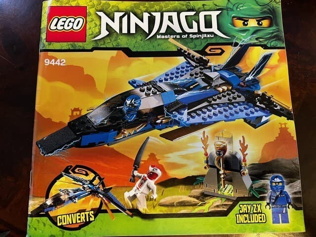 LEGO 9442 NINJAGO Instruction Manual ONLY Jay's Storm Fighter