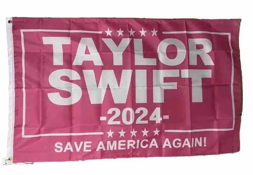 Taylor Swift 2024 Flag Save America Again Desantis Trump USA Sign 3x5’ Pink New