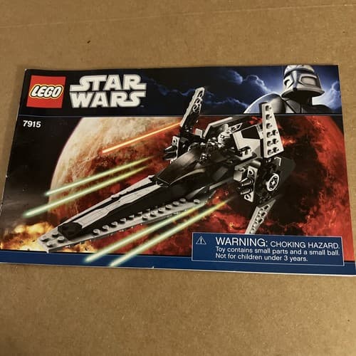 LEGO Star Wars 7915 Instruction Manual Replacement Booklet INSTRUCTIONS ONLY