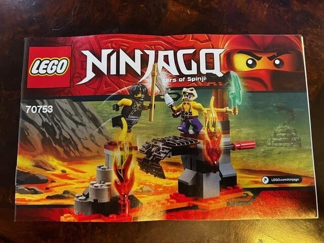 LEGO 70753 NINJAGO Instruction Manual ONLY Lava Falls