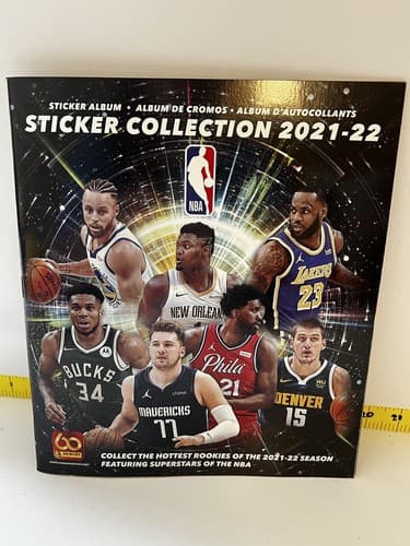 2021 2022 Panini NBA Basketball Sticker Set Album NEW UNUSED