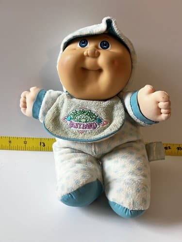Cabbage Patch Babyland Exclusive Baby Boy Vintage 1988 Xavier Roberts Blue Polka