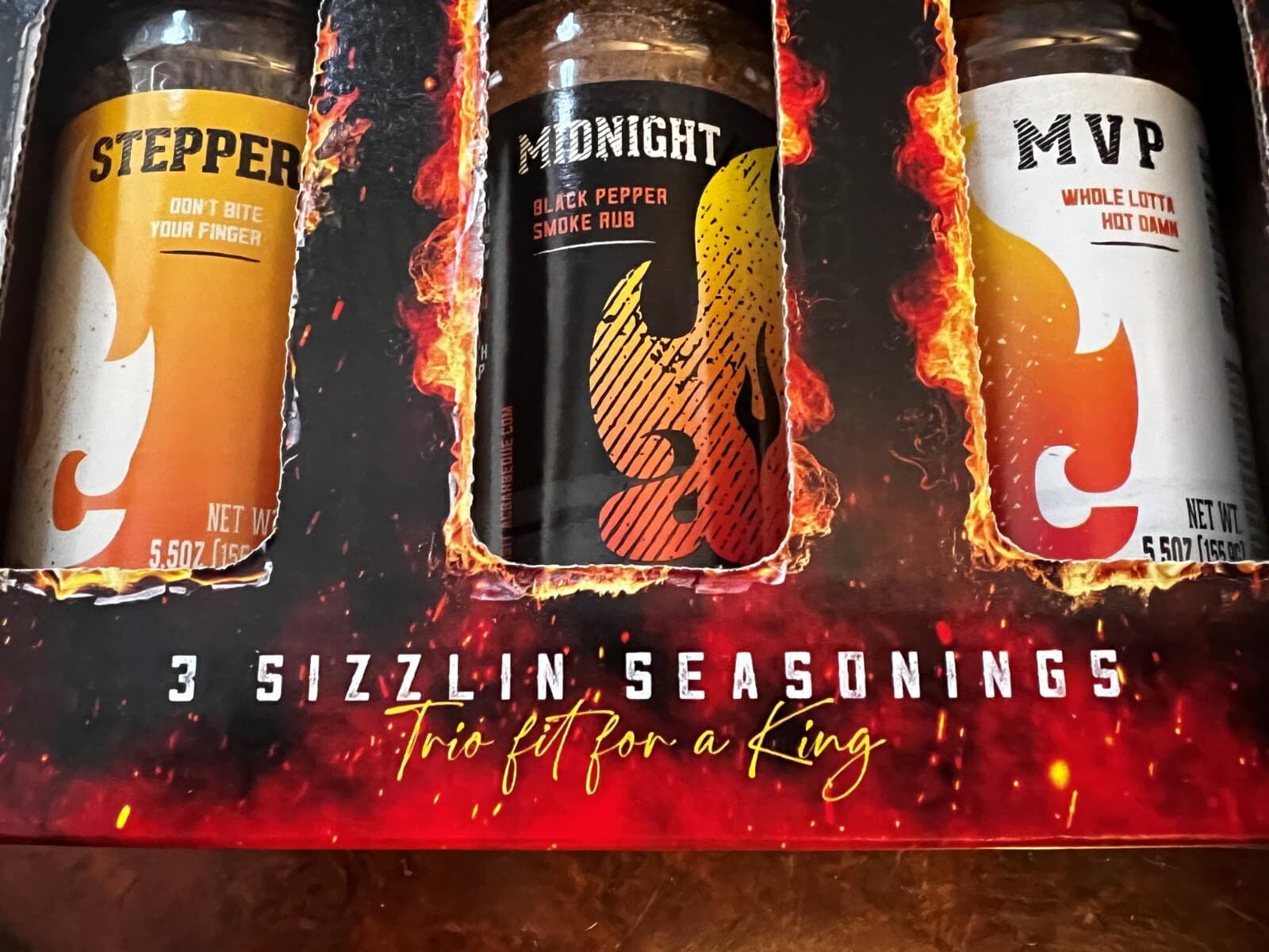 AC Barbeque BBQ 3Pack 5.5oz The MVP Lemon Stepper & Midnight Smoke Rub Seasoning
