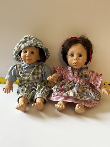 My Pals Collection Gigo Dolls 11" each Lot of 2 Vintage Boy & Girl Twins Set