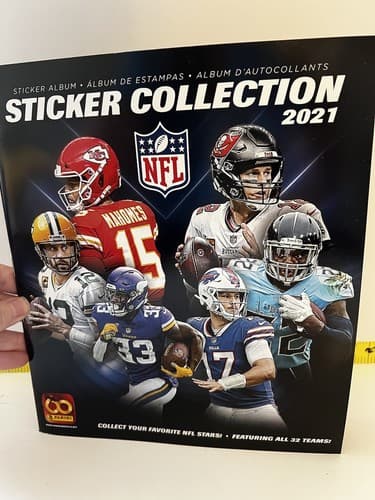 2021 Panini NFL Soft Cover Sticker Collection Album Book NEW UNUSED OUT OF PRINT