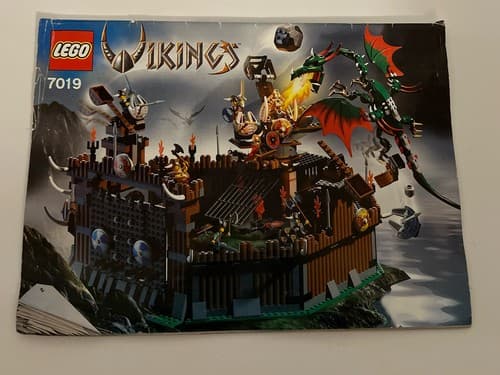 LEGO Viking Instructions 7019 FORTRESS Instructions FAFNIR DRAGON MANUAL ONLY