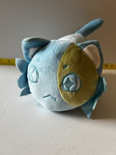 Me Meow Cat Plush Cute Anime Kitten Blue Yellow Sun Toy Stuffed Animal New K-pop