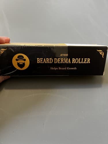 Atidie Beard Growth Derma Roller 0.5 mm Sterile Sealed Grooming NEW NIP