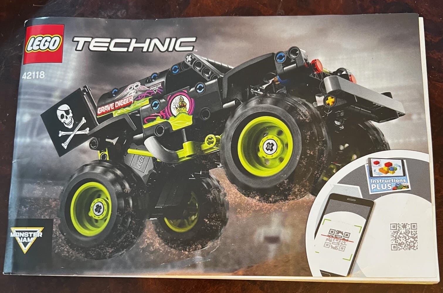 LEGO 42118 TECHNIC Instruction Manual ONLY Monster Jam Grave Digger