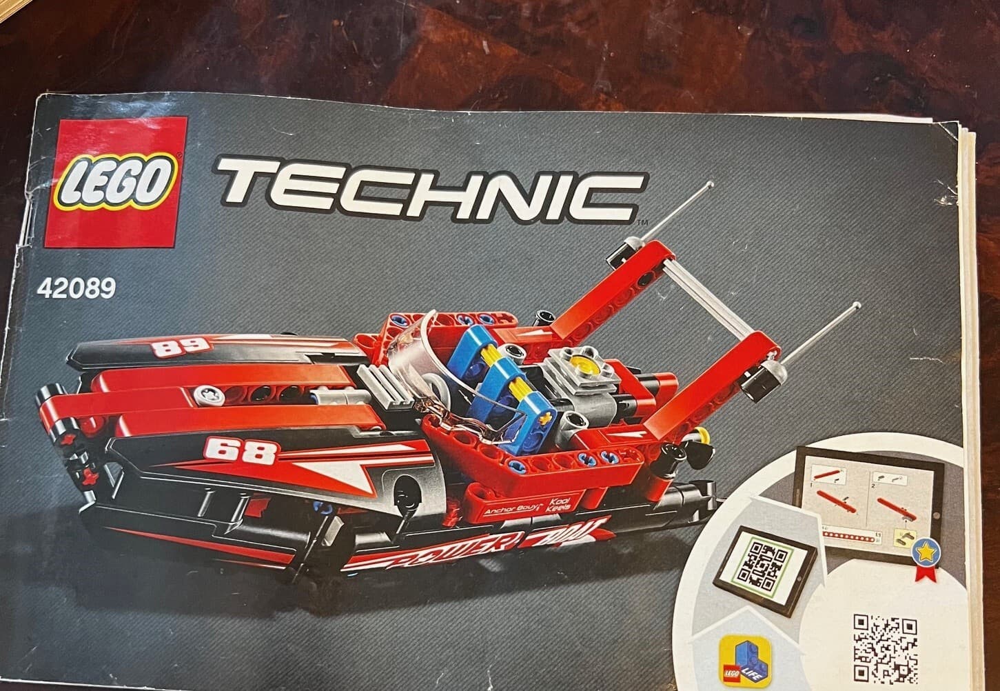 LEGO 42089 TECHNIC Instruction Manual ONLY Power Boat