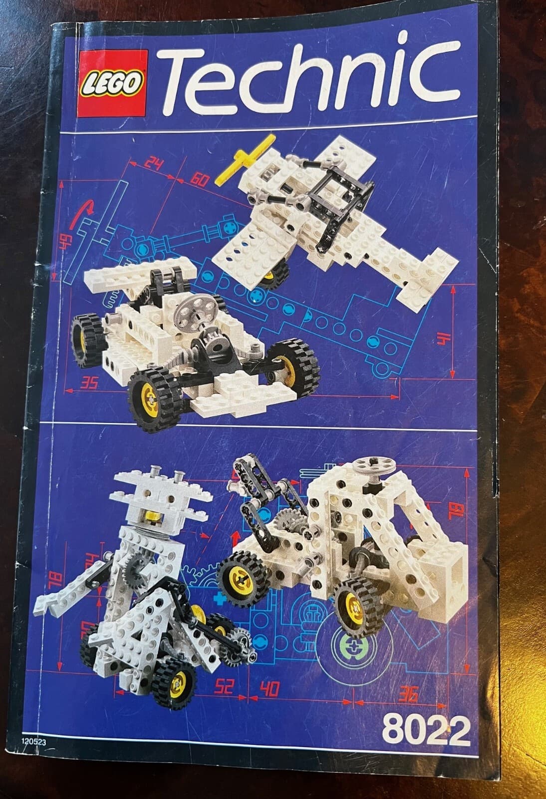 LEGO 8022 TECHNIC Instruction Manual ONLY Multi Model Starter Set Vintage