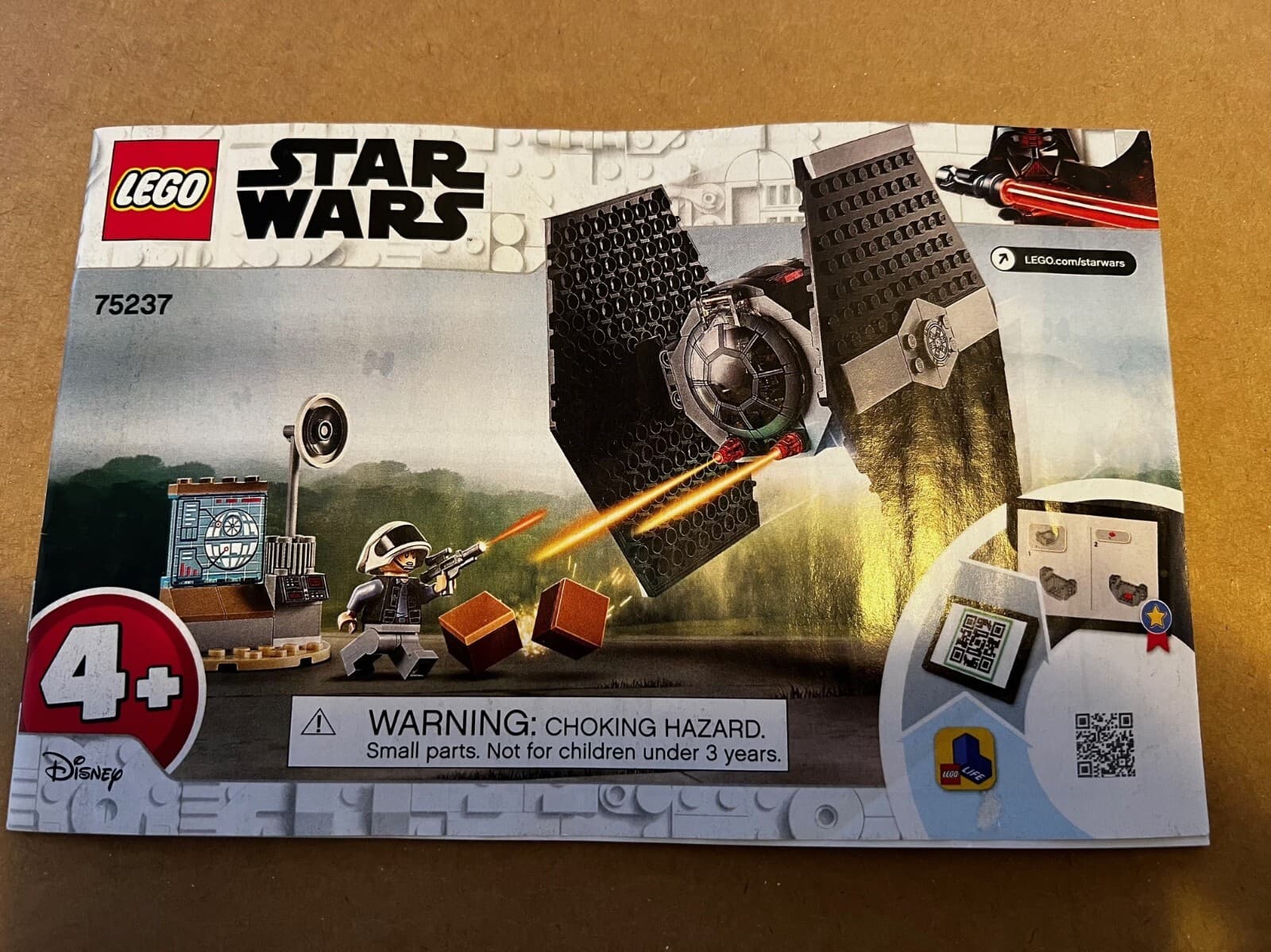 LEGO 75237 Star Wars Instruction Manual ONLY TIE Fighter Attack
