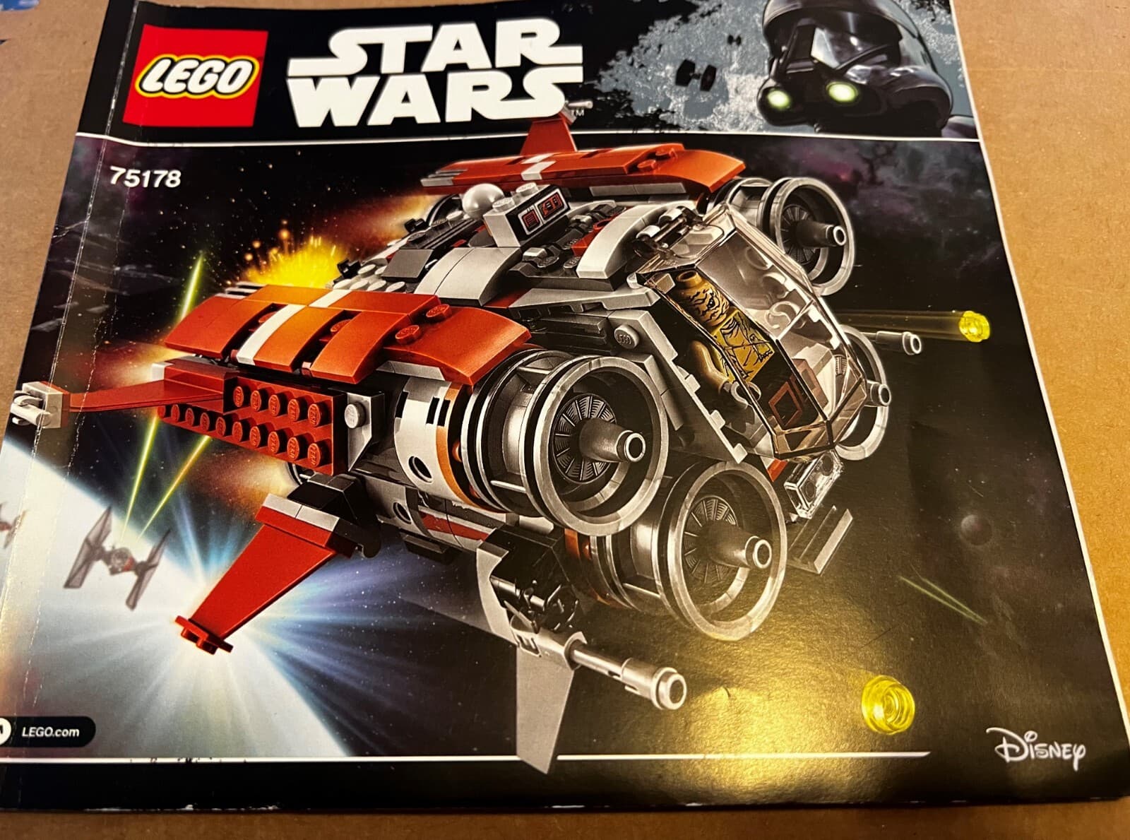 LEGO 75178 Star Wars Instruction Manual ONLY Jakku Quadjumper Quad Jumper