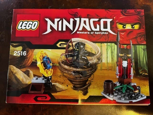 LEGO 2516 NINJAGO Instruction Manual ONLY Training Outpost