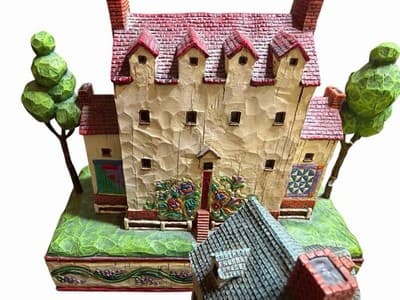 Set Heartwood Creek Jim Shore Main House And Amish Salt Cabin Home Enesco Both