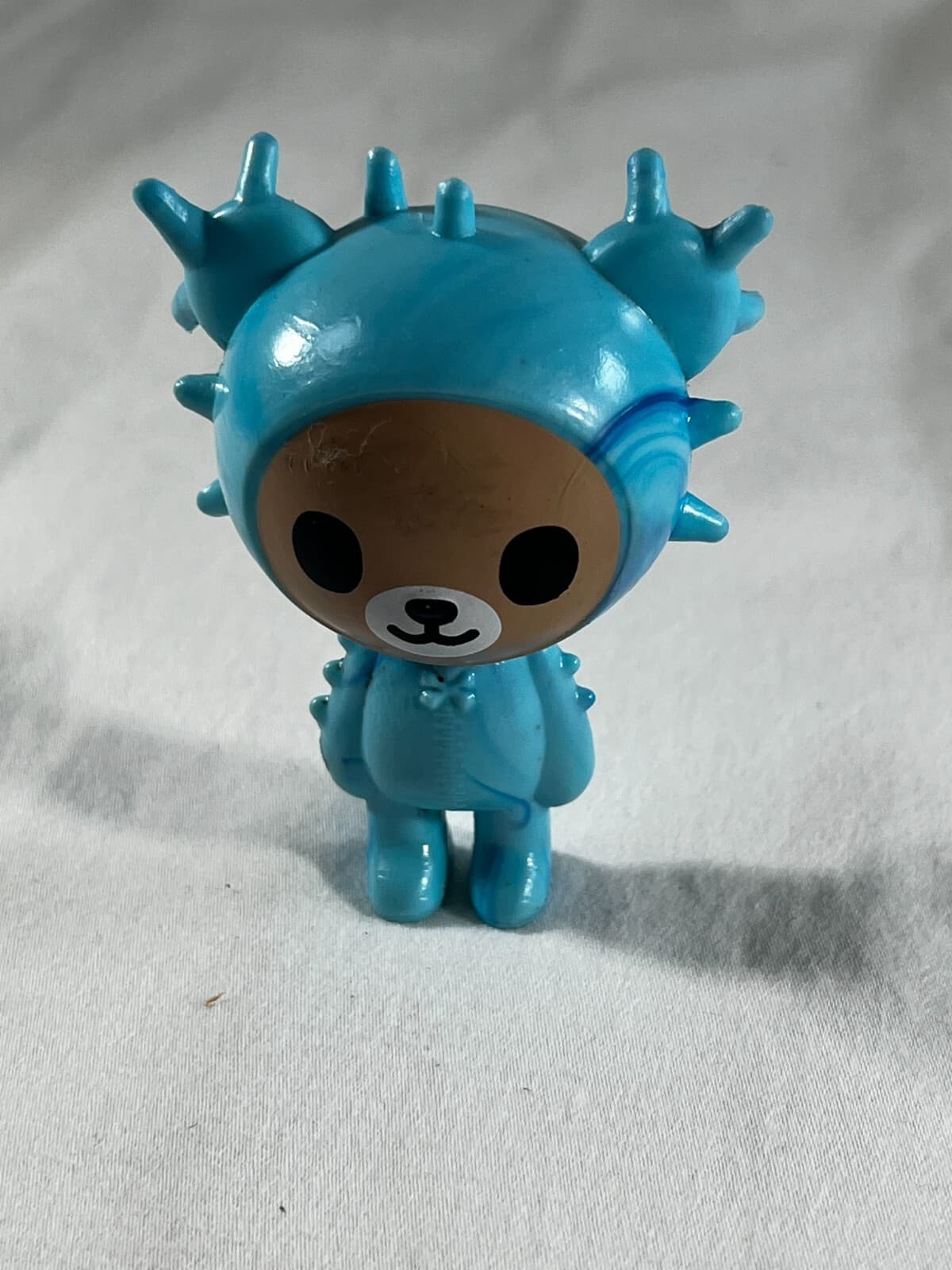 Tokidoki Cactus Sonic Toy Figure Blue Bear 3" 2022 Nice