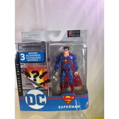 NEW Spin Master DC Heroes 1st Edition Superman