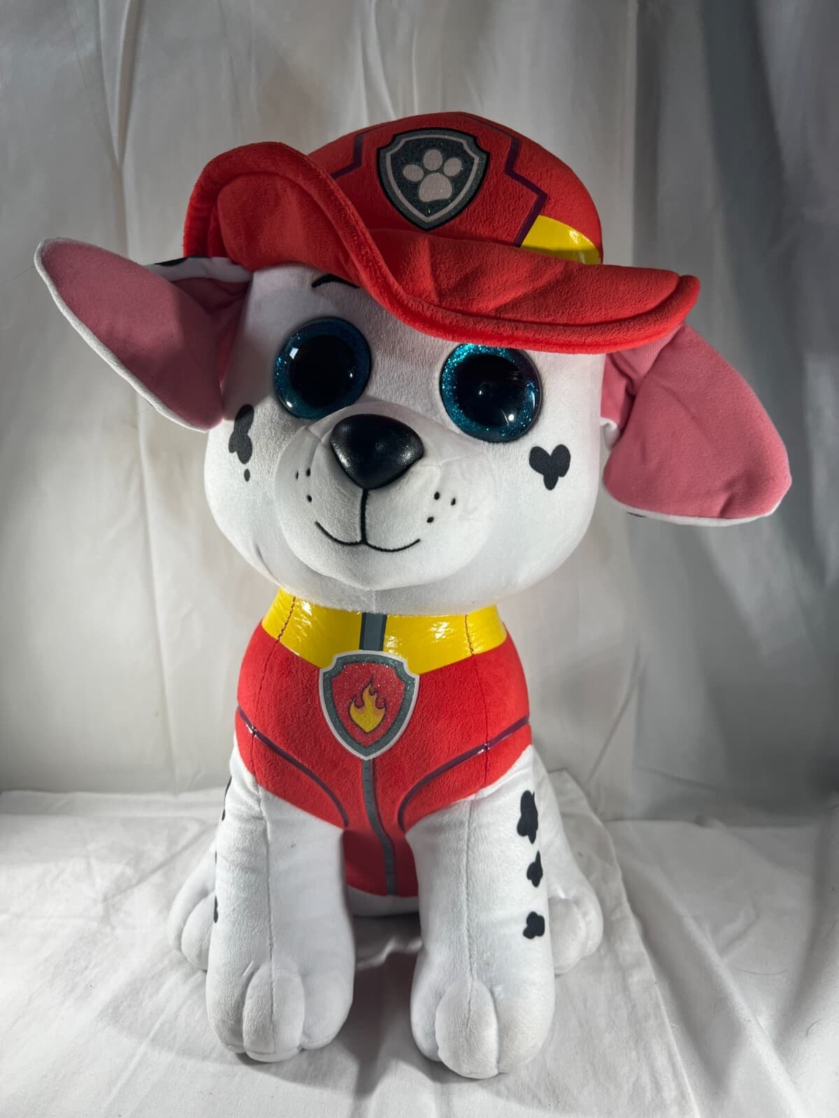 TY Beanie Boos Paw Patrol Marshall Plush Stuffed Toy 20" Glitter-Eye 2019 Nice