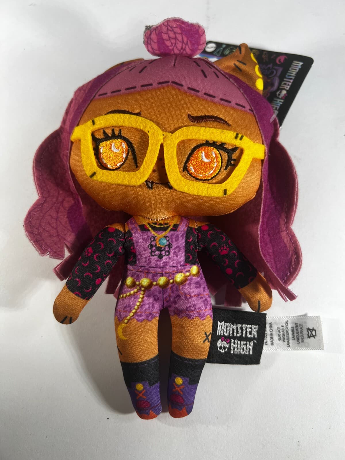 NWT Monster High Stitchlings 8" Clawdeen Wolf Talking Plush Doll Mattel Toy New