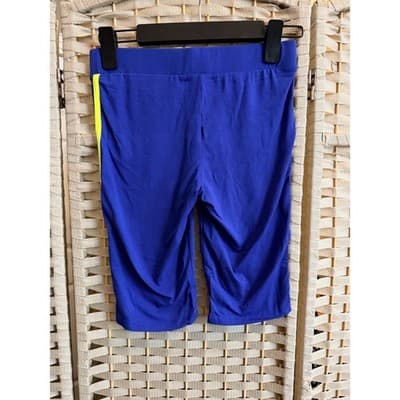 Heart & Hips Athletic Workout Short Small Blue NWT Lightweight Elastic Waist