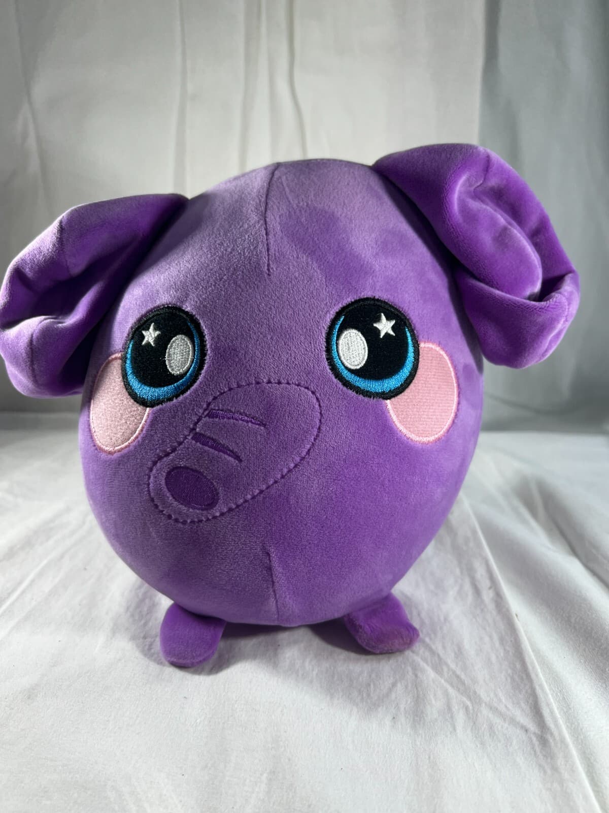 Squeezamals Ellie Purple Elephant Plush Stuffed Animal Toy 2018 Huggable Nice