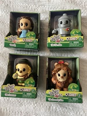 NEW Ooshies The Wizard Of Oz 1st Release 2025 Collectible Toys Set Of 4 HTF RARE
