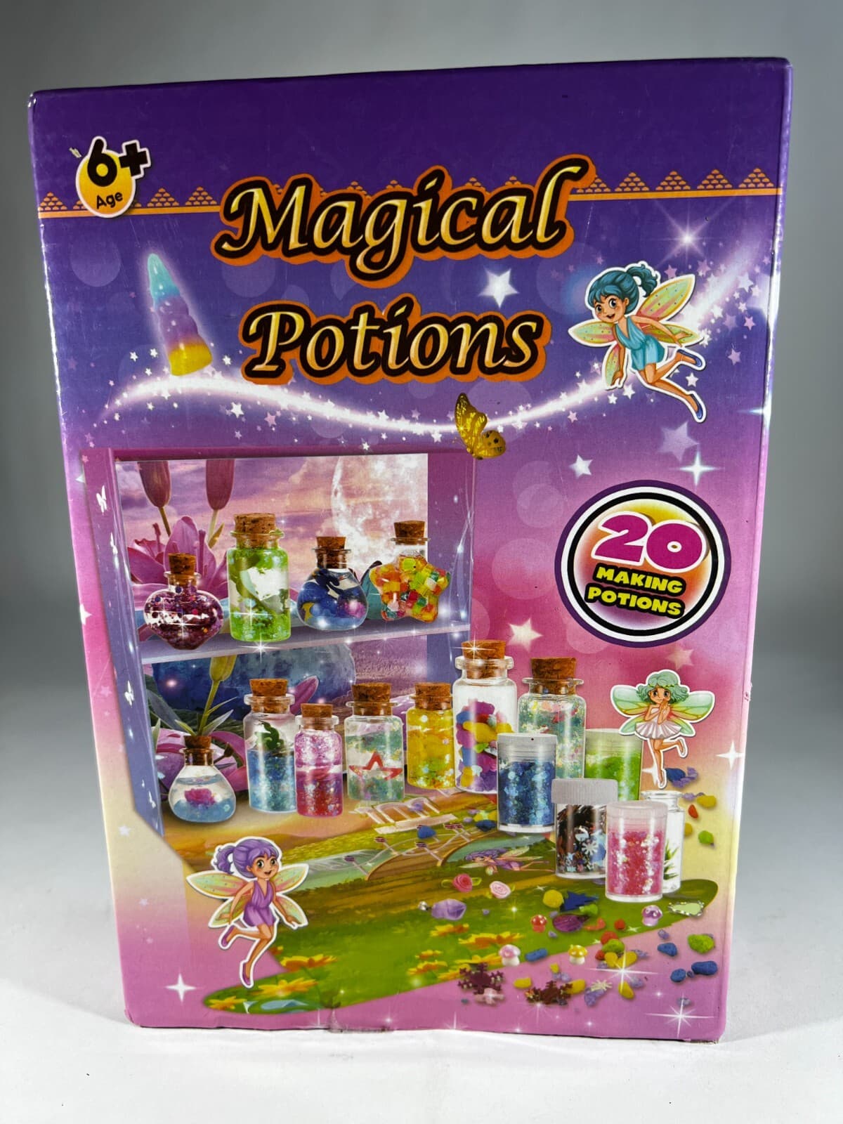 Magic Fairy Potion Kit Make 20 Bottles Wizard Crystal Craft DIY for Kids Girls