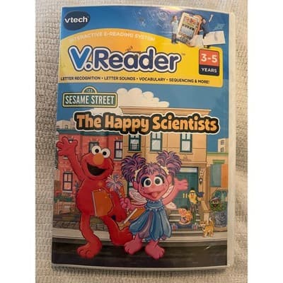 NEW VTech VReader Sesame Street Happy Scientist