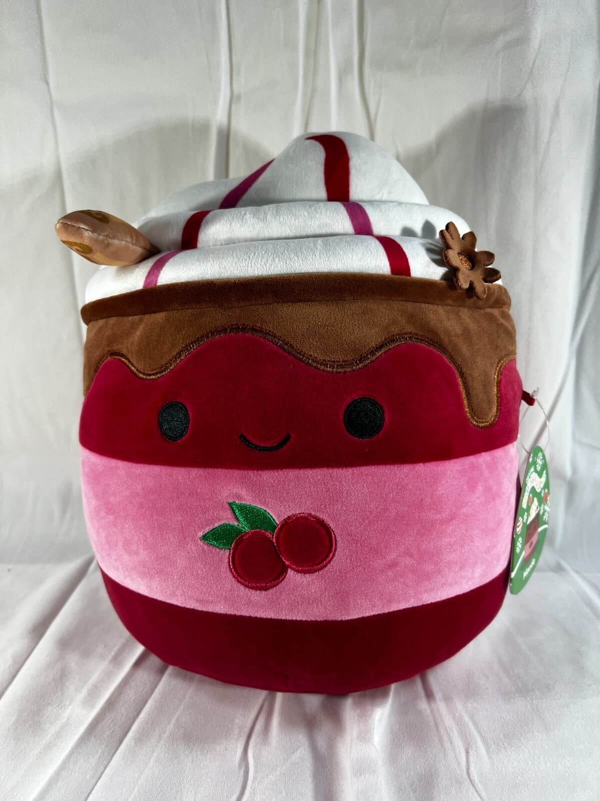 Squishmallows Maude 11" Cranberry Cider Milkshake Original Plush New NWT