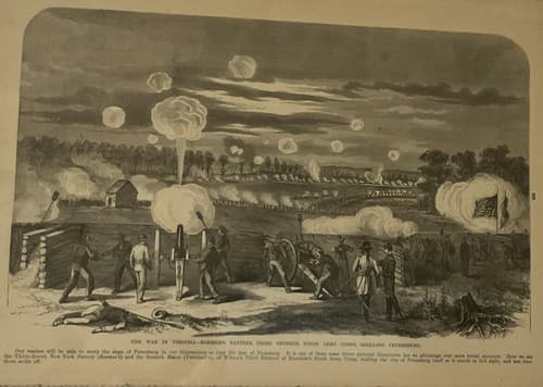 Rare Antique 1800s Military Civil War Virginia Harper’s Pictorial Roemer Battery