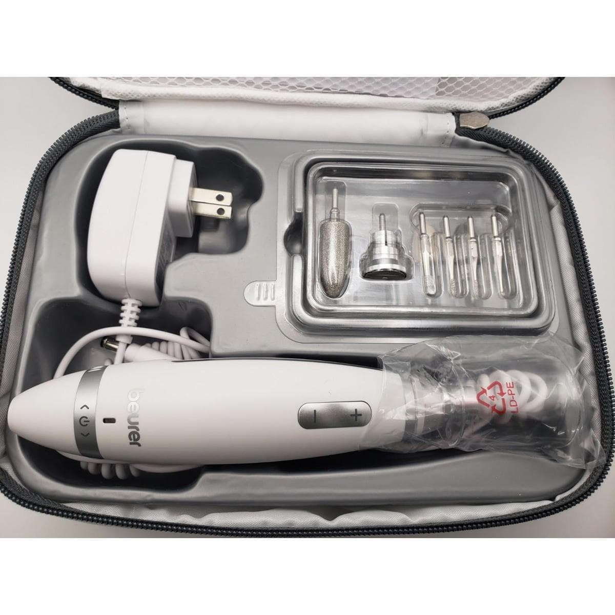 Parts - Beurer MP62 Professional Nail Drill Kit, Portable Electric File Machine